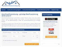 Tablet Screenshot of anschlussfinanzierung.org